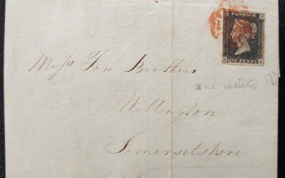 G.B. #1 21 Nov 1840 1d Black Bradford/Wellington FLS