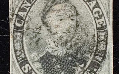 Canada #5 Fine Used 1855 6d Albert