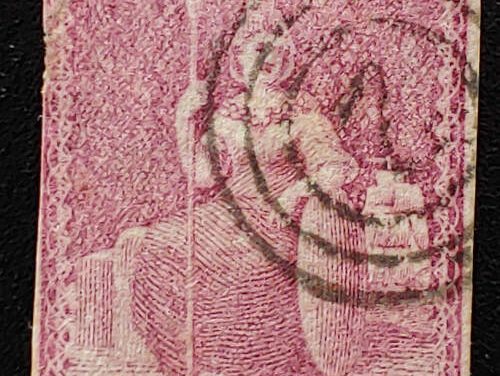 Mauritius #11 Fine 3-ring numeral 2 Flacq Used 1859 9d