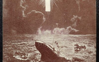 Titanic Unused Bamforth & Co. Nearer my God to Thee Postcard, aging