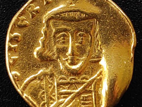 Byzantine 698-705 AD Tiberius III 4.51gm Gold Solidus