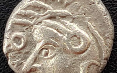 Lingones, Kaletedoy 150-120 BC 1.91gm Silver Quinarius