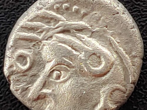 Lingones, Kaletedoy 150-120 BC 1.91gm Silver Quinarius