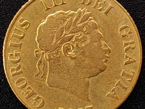 G.B./Colonial Cda VF 1817 George VIII Gold Half Sovereign