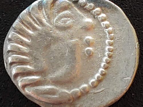 Danubian Celts 1st Century BC 3.29gm Silver Drachm, flat flan