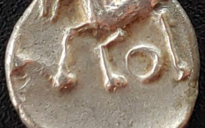 Celtic Gaul 200-100 BC Aedui 1.93gm Silver Quinarius