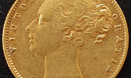 G.B./Colonial Canada VF 1862 Shield Type Victoria Gold Sovereign