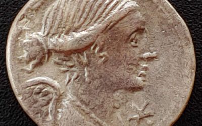 L. Valerius Flaccus 108-107 BC 3.37gm Silver Denarius w/ brockage