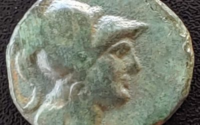 Pamphylia, Side 2nd-1st Century BC 31gm AE16 w/ Athena and Nike