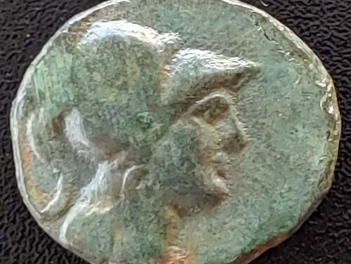 Pamphylia, Side 2nd-1st Century BC 31gm AE16 w/ Athena and Nike