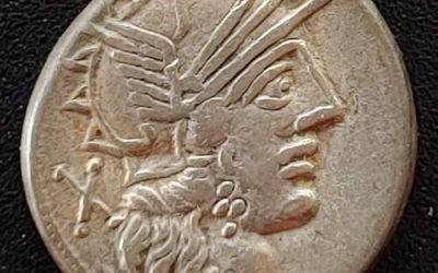 C. Porcius Cato 123 BC Roman Republic 3.83gm Silver Denarius