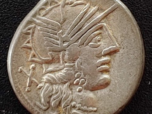 C. Porcius Cato 123 BC Roman Republic 3.83gm Silver Denarius