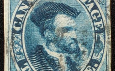 Canada #7ii F/VF Used 1855 10d Major re-entry, Cert.