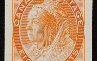 Canada #82P VF 1898 8c Orange Plate Proof only 487 produced