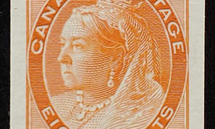Canada #82P VF 1898 8c Orange Plate Proof only 487 produced