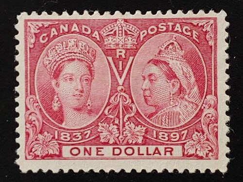Canada #61 Fine Unused 1897 $1 Jubilee
