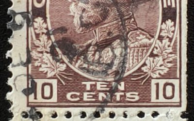 Canada #116LW Fine Used 10c Lathework Type C, natural