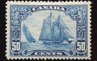 Canada #158 VF Mint 1929 50c Bluenose