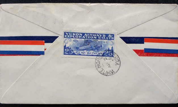Canada #CL42f 2 Apr 1928 27c Mayo Landing/Whitehorse Roessler Cvr