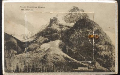 Mt Stephen, B.C. #89 25 Dec 1908 1c RPO Souvenir Mail Postcard