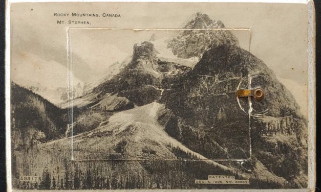 Mt Stephen, B.C. #89 25 Dec 1908 1c RPO Souvenir Mail Postcard