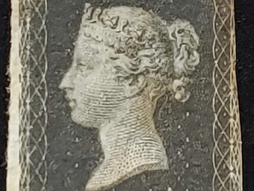 G.B. #1 Fine Never Hinged appearing 1840 1d Black, age toning