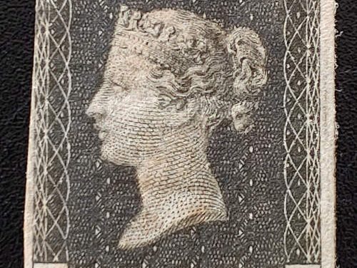 G.B. #1 Fine Mint HHR OG 1840 1d Black Position L-D