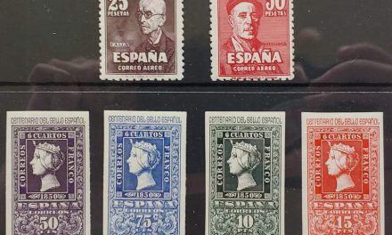 Spain #776-9, C123-4 F/VF Never Hinged 1950 Set duo (6)