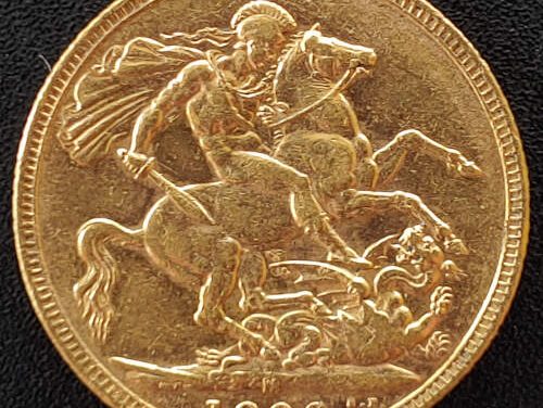 Australia XF 1893M Queen Victoria Gold Sovereign .2355oz AGW