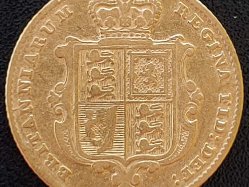 G.B./Colonial Cda Fine 1846 QV Shield type Gold Half Sovereign