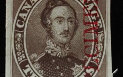 Canada #16 VG/F Used 1869 10c Black Brown