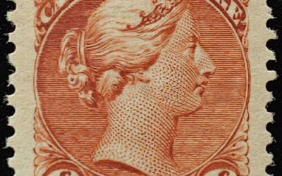 Canada #43 VF+ Mint 188/97 6c Small Queen