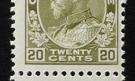 Canada #119LW Fine Never Hinged 1925 20c Type D Lathework