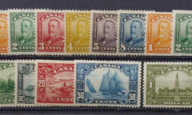Canada#149-161 F/VF Mint 1928/29 George V Set, $1