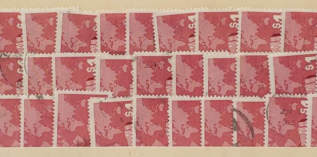 Canada #411 VF Used 1961 $1 Export study lot (32)