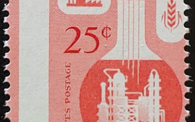 Canada #363 Never Hinged 1956 25c Misperf
