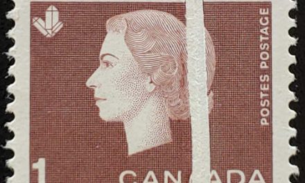 Canada #401 VFNH 1963 1c QEII Cameo Pre Printing Crease