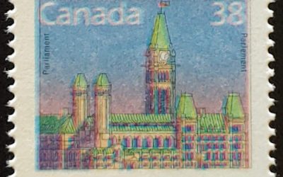 Canada #1165c VFNH 1988 38c Printed on the Gum Side