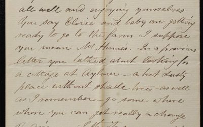 New Westminster, B.C. 8 Jun 1883 Marcus Smith Letter to wife Anne