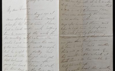 New Westminster, B.C. 5 Jul 1883 Marcus Smith letter to his wife