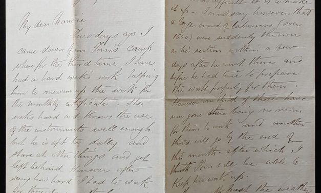 New Westminster, B.C. 5 Jul 1883 Marcus Smith letter to his wife