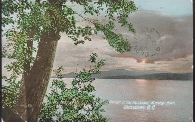 Kensington Prairie, RF E 1909 1c Stanley Park Postcard