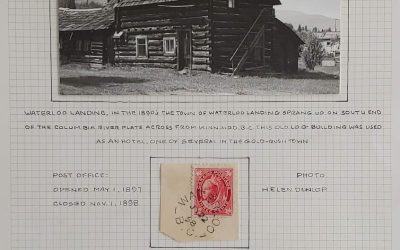 Waterloo, B.C. 22 Jy 1898 RF E-1 3c CDS on piece, ex Thurlow Fraser