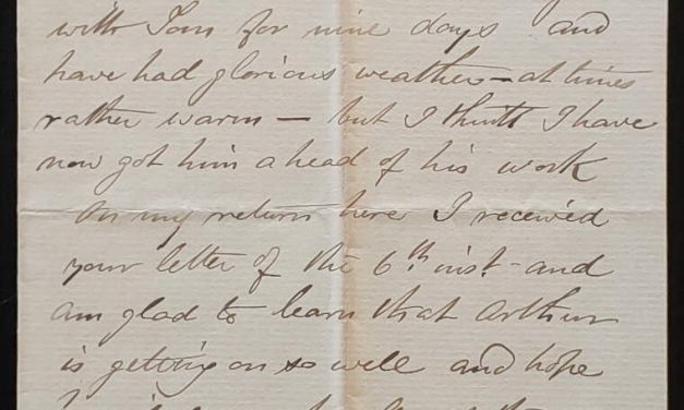 New Westminster, B.C. 20 June 1883 2-pg Marcus Smith letter to wife