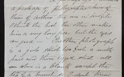 New Westminster, B.C. 20 Nov 1883 Marcus Smith letter to his wife