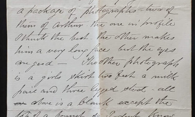 New Westminster, B.C. 20 Nov 1883 Marcus Smith letter to his wife