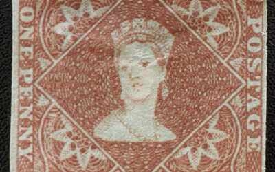 Nova Scotia #1 Fine Unused 1853 1d Brown