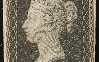 G.B. #1 Fine Unused 1840 1d Black, Plate 8