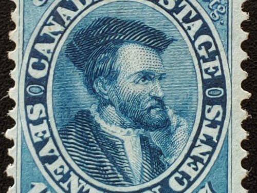 Canada #19 Fine+ Unused 1859/64 17c Cartier shade