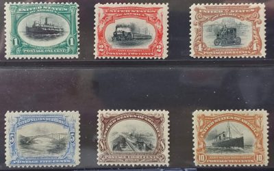 U.S.A. #294-99 Never Hinged 1901 Pan-Am Expo Set, 2c (6)